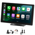 Wireless Car Stereo, 9-In. HD Portable Screen Compatible with Carplay, Android Auto, Camera, Voice Control, Bluetooth